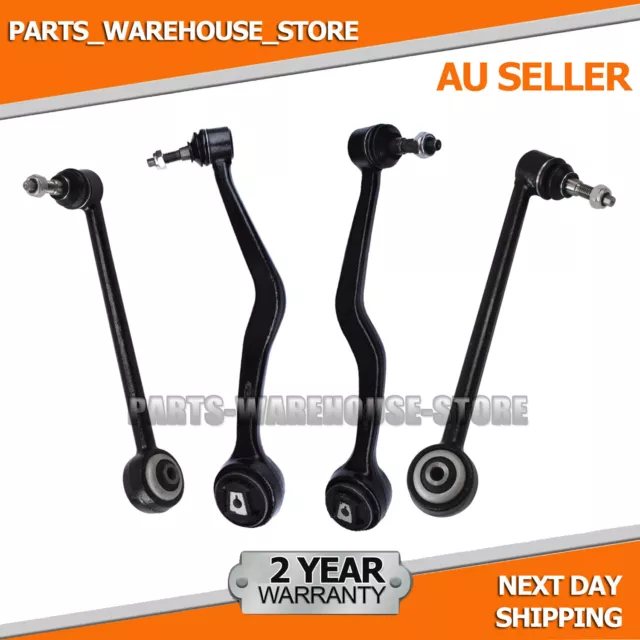 4 Front Lower Control Arms & Radius / Castor Arms For Holden VE Commodore LH+RH