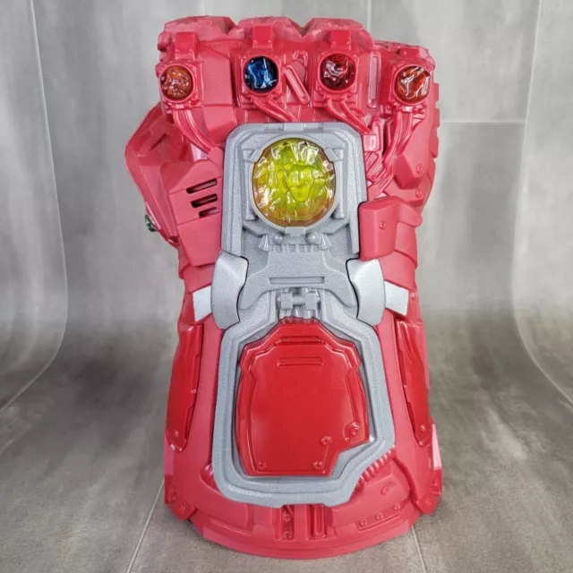 Avengers Iron Man Red Infinity Gauntlet, Light Up/Sound, Endgame Hasbro