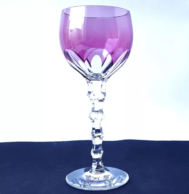 Weinglas, Glas, Überfangglas, JOSEPHINENHÜTTE, um 1920 N626