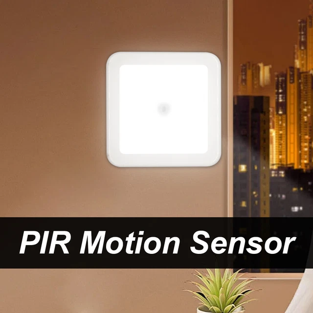 6 LED MOTION Sensor Light PIR Wireless Night Lighting Battery