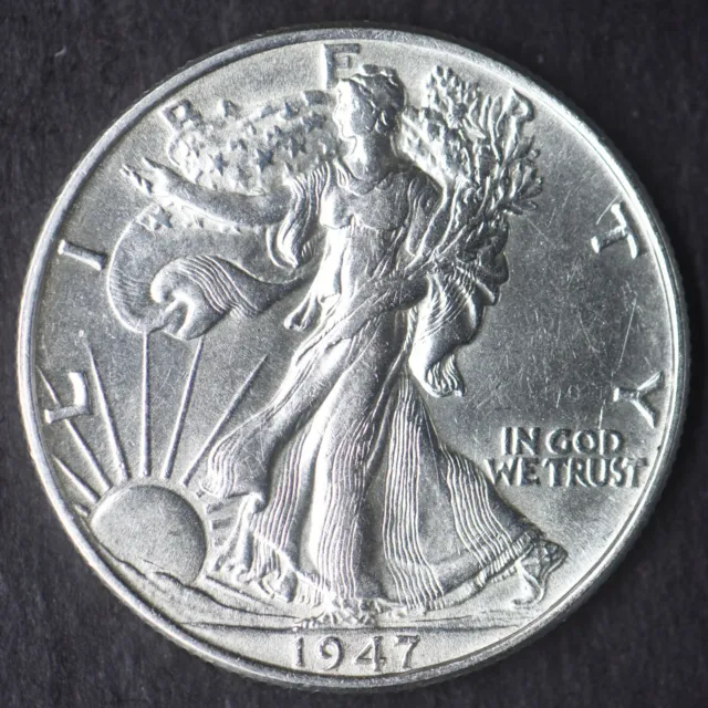 1947-P Walking Liberty Silver Half Dollar 50C -High Grade- COINGIANTS -