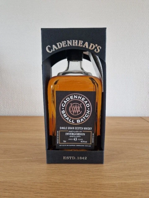 CADENHEAD'S INVERGORDON 43 ANNI - 1972/2016 - 48,3% - 70cl
