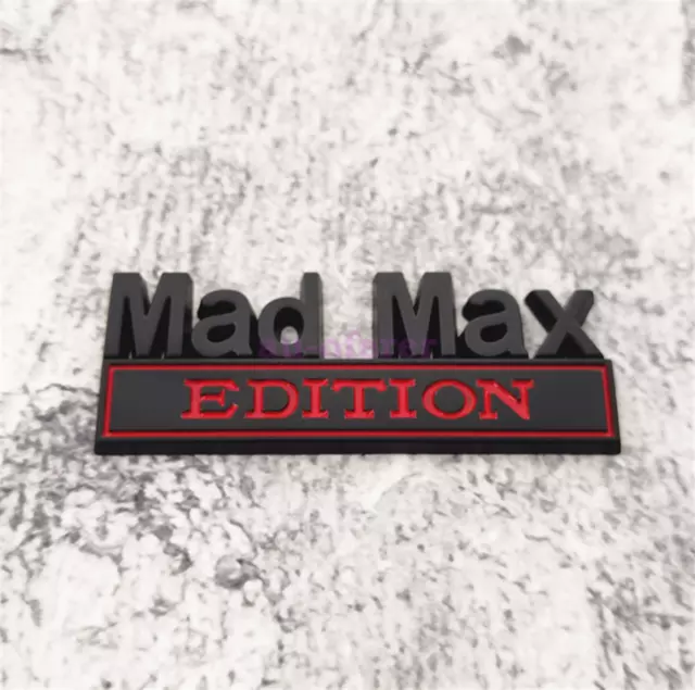 2X Mad Max Edition Emblem Decal Badge Sticker Fender fit Ford Chevy Car Truck AU