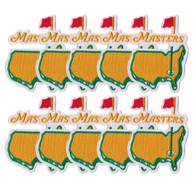 Masters Golf Tournament Patch, Logo Iron On Patches, Size: 3.5 inches -  EmbroSoft