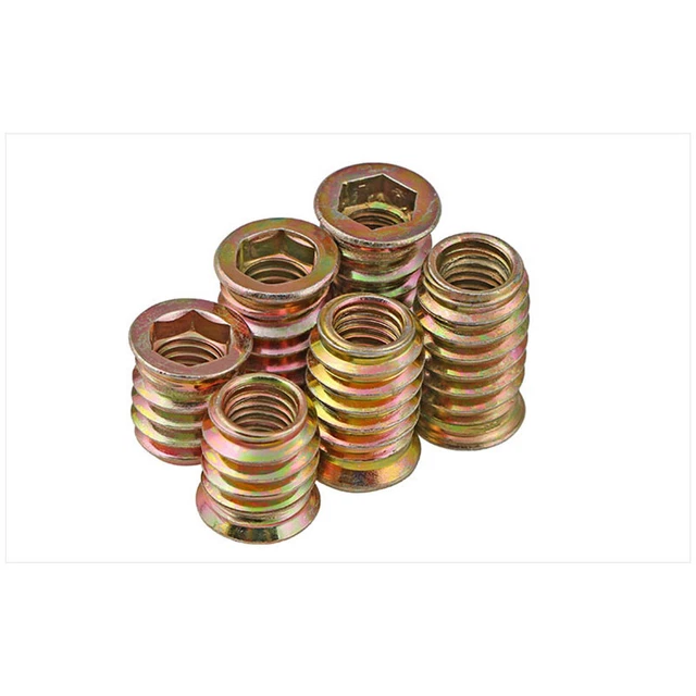 SCREWIN INSERT NUTS Sleeves M6 M8 M10 Metric Socket Hex Nut Carbon