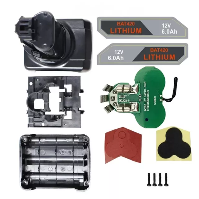 Drei/Sechs-Zellen-Batteriegehäuse PCB für Bosch 10.8V 12V BAT411 Li-Ionen Akku