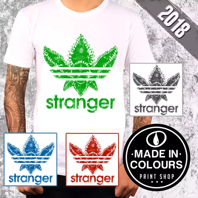T-SHIRT Stranger Things - Adidas logo 2018 - Made in Colours