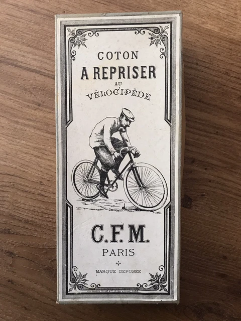 &amp; AU VÉLOCIPÈDE &amp;quot; Boite 1900 - Coton À Repriser - Paris EUR 30,00 ...