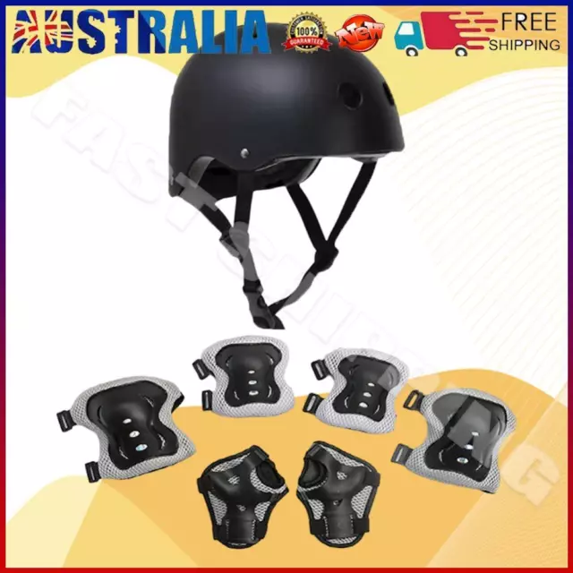 Children Protective Gear Impact Resistant with Helmet 7 in 1 for Outdoor Sport