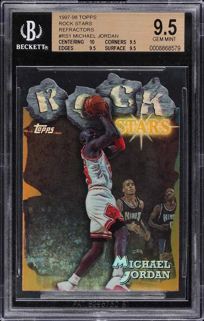 1997 TOPPS ROCK STARS MICHAEL JORDAN www.cadelfa.it