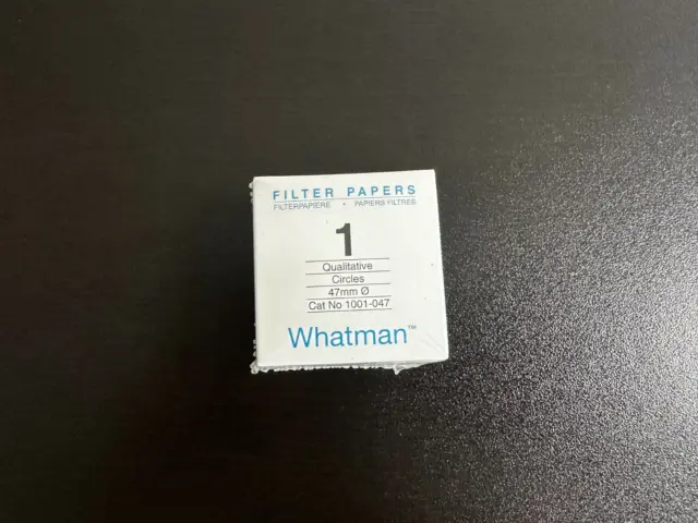 Whatman Filter Paper Grade 1 Circles,  47mm, 100pk