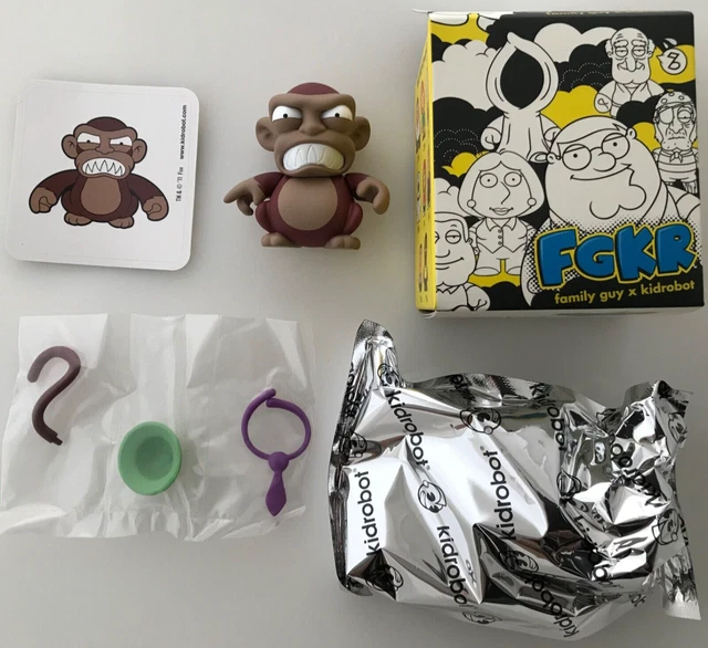 Family Guy X Kidrobot Evil Monkey Vinyl Figure Mint condition FGKR