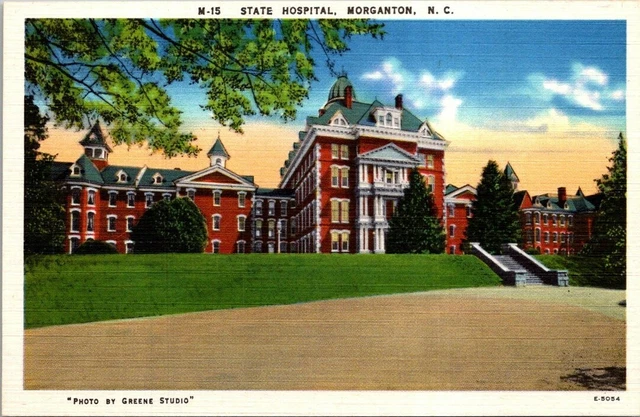 Postcard M15 State Hospital Morganton NC