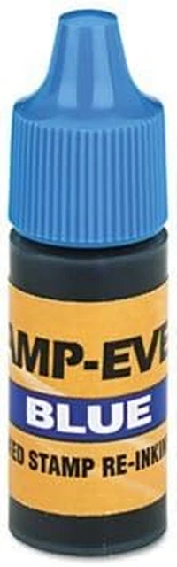 Refill Ink for Clik! & Universal Stamps, 7Ml-Bottle, Blue