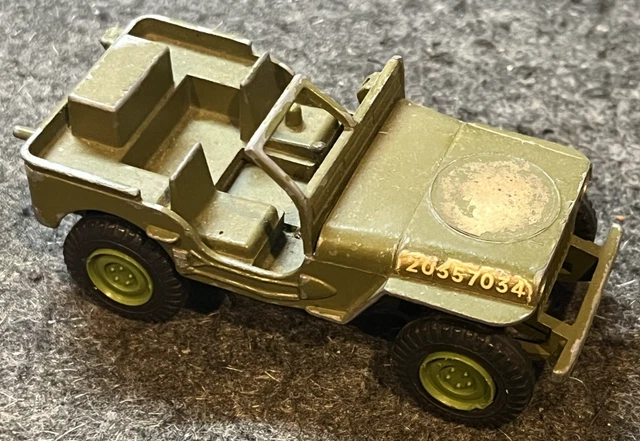 DINKY TOYS, rare jeep militaire 153a export US version II
