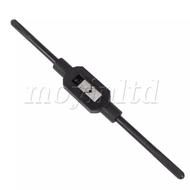 Adjustable Tap Handle Reamer Wrench 1/4 Inch -3/4 Inch Nonslip Grip Black