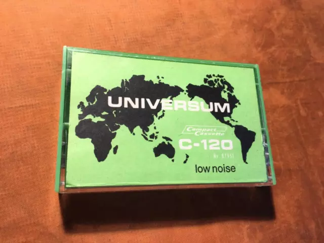 1 x UNIVERSUM C-120 Cassette,IEC I/Normal Position,sehr guter Zustand,1972,rare