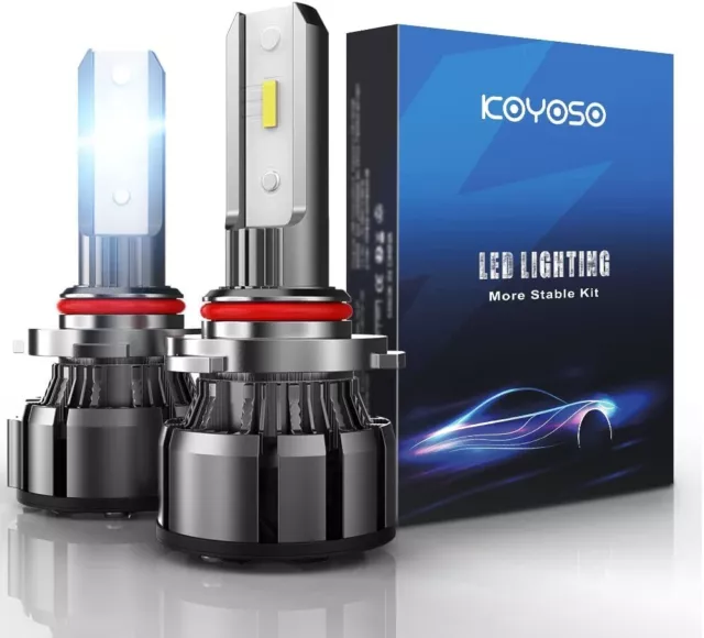 KOYOSO LAMPADINE 9005 HB3 LED per Auto, 16000LM 80W Moto LED Lampada Luci  6000K, EUR 43,90 - PicClick IT