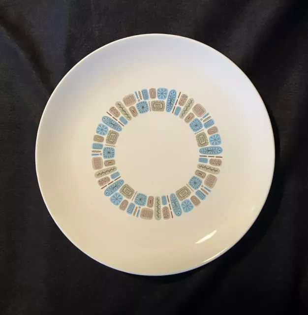 VINTAGE CANONSBURG POTTERY Temporama Atomic Dura-Gloss MCM 10” Dinner ...