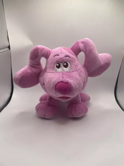 Blues Clues And You Magenta Pink Stuffed 7" Plush Dogs Nickelodeon