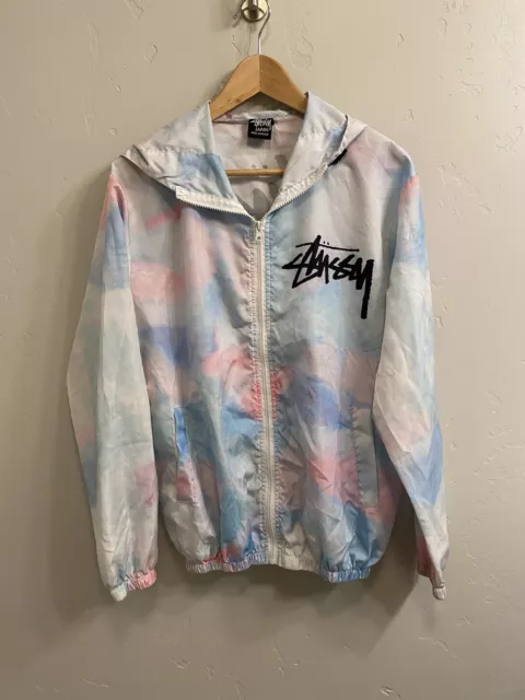 Stussy cotton candy windbreaker clearance