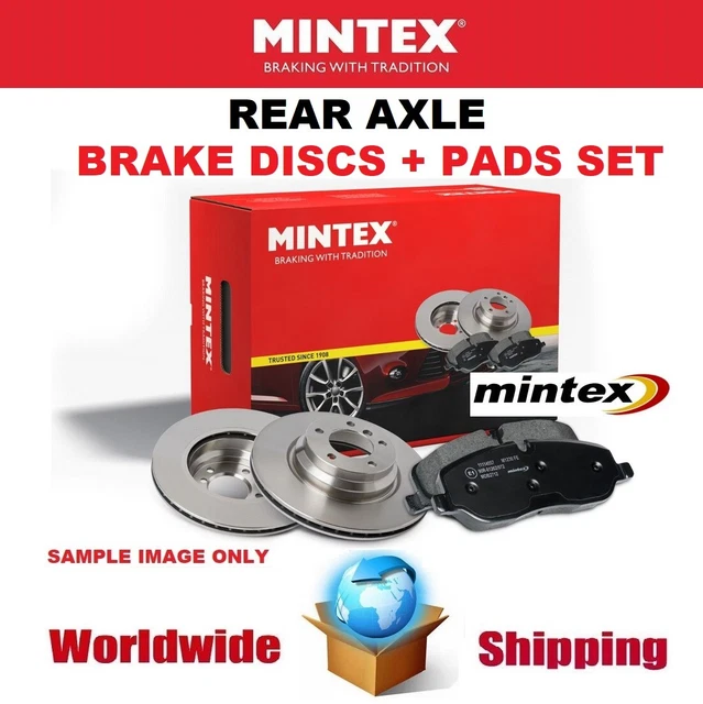 BREMBO REAR AXLE BRAKE DISCS + PADS SET for PEUGEOT 308 1.6 GTi 2010