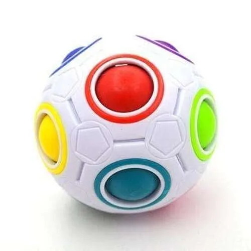 Magic Rainbow Ball Goti Fidget rompecabezas de juguete cubo durante 24...