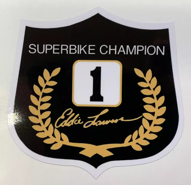 Kawasaki Z 1000 R Eddie Lawson Superbike Champion Decal Aufkleber -SCHWARZ-