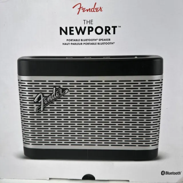 Fender The Newport Portable Bluetooth Speaker Black - New In Box