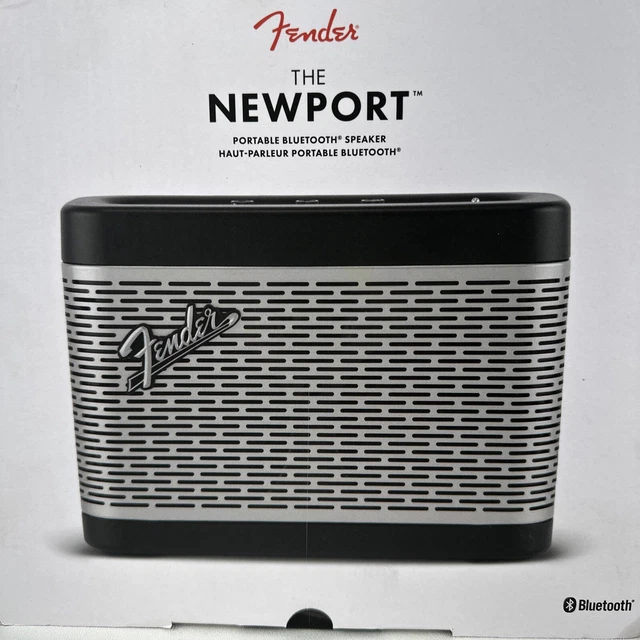 Fender The Newport Portable Bluetooth Speaker Black - New In Box Fender The Newport Portable Bluetooth Speaker Black - New In Box