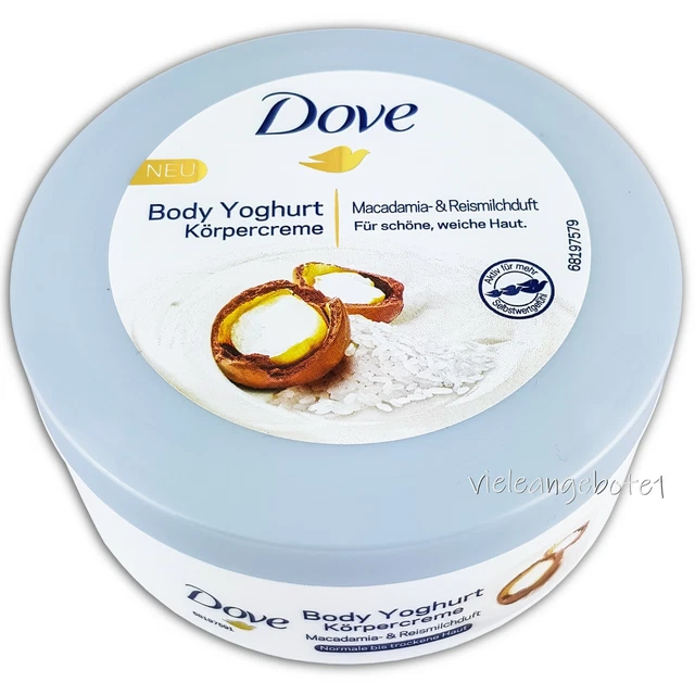 DOVE BODY YOGHURT Body Cream,Body Lotion With Macadamia And Reismilch