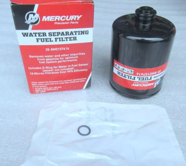 B8 Mercury Quicksilver 35-8M0157616 Water/Fuel Filter OEM New Factory Boat Parts