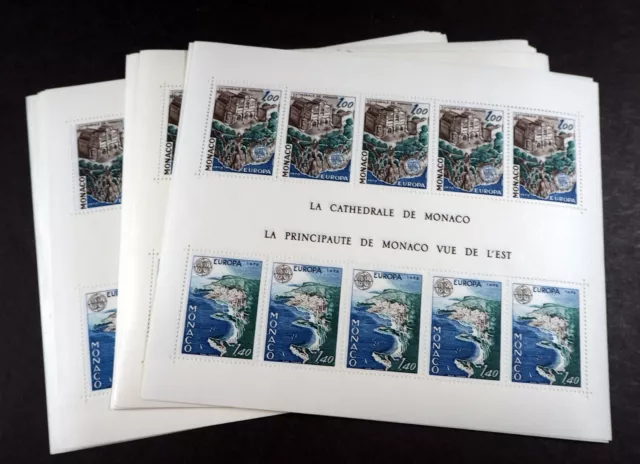 Monaco 1978, Block "Baudenkmäler" per 20 **/MNH, MiNr. Bl 12, ME 600,-