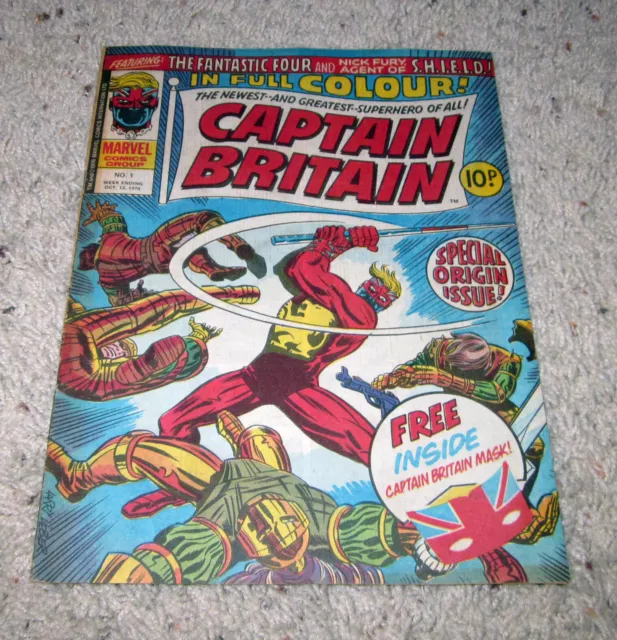 Captain Britain 1   Vol 1 MCU? HTF  UK LOT Avengers Xmen 97