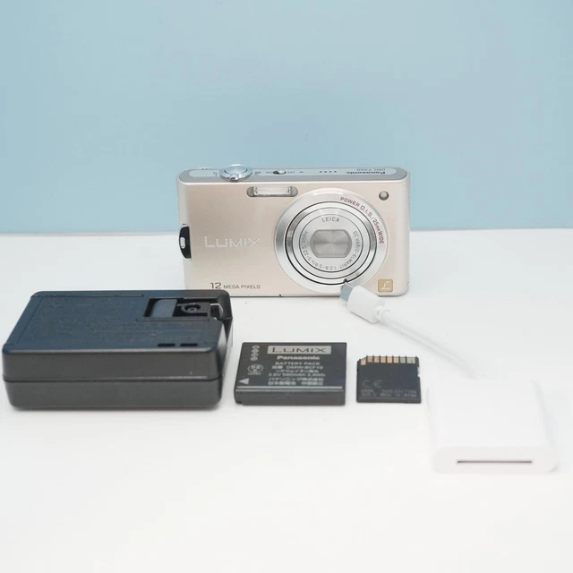 PANASONIC DMC-FX60 LUMIX Gold Compact Digital Camera [No English