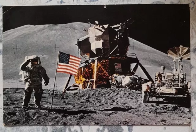 Postkarten / AK: First man on the moon - United States / Erste Mondlandung 1969