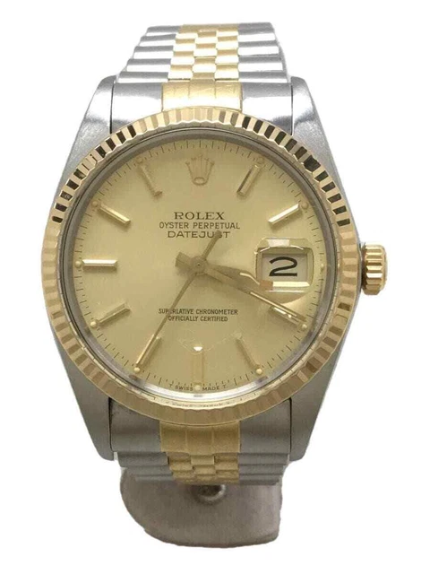 Rolex Automatic Oyster Perpetual DateJust YG #2n064