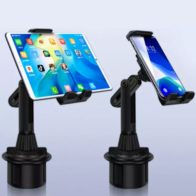Upgraded Version Universal Adjustable Car Mount Cup Cradle Holder for Cell Phone
