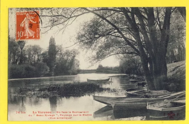 Fleury, Paris LA VARENNE St HILAIRE Val de Marne Paysage RESTAURANT BEAU RIVAGE