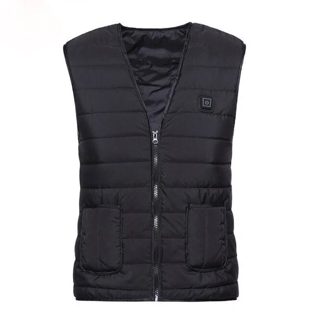 Heated Vest Warm Winter Warm Electric USB Jacket Men Women Heating Coat Thermal