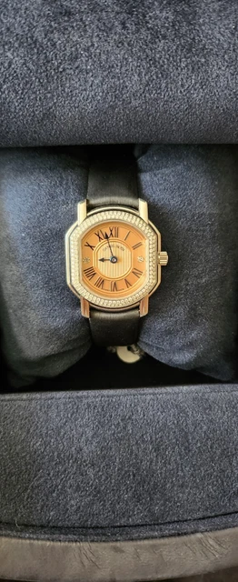 Stunning!!! Ladies Daniel Roth automatic watch with diamond dial at .54ct.