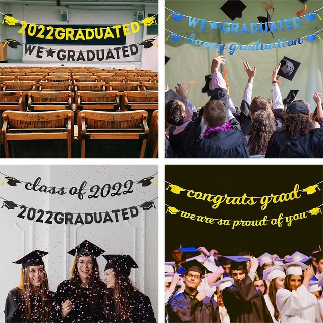 Coriandoli Di Laurea 2025 Oro E Verde | Forma Di Cappelli, Stelle E Congratulazioni, 200 Pezzi, Per Decorazioni Festa