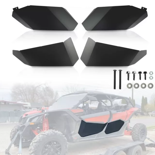 Aluminum Panel Inserts For Can Am X3 Maverick Turbo Lower Door 2017-2024 4 Doors