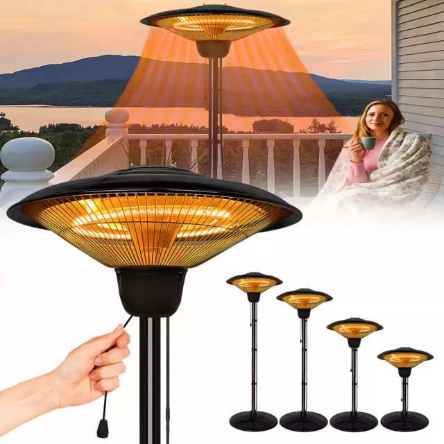 Heizstrahler Heizpilz Infrarotstrahler Terrassenheizer Gartenheizung 1500W 2023