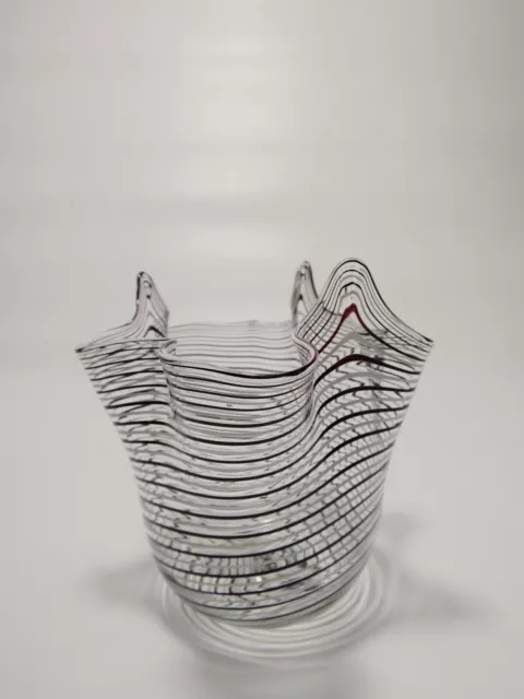 60s Fazzoletto Vase vmdl. Venini Murano