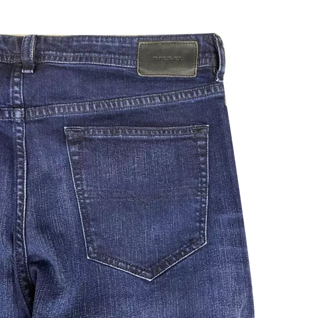 Jeans Diesel W36 L34 Blue Buster da uomo in denim vestibilità regolare senza effetto invecchiato 2