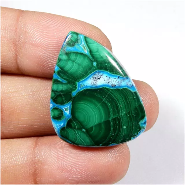 Vert Bleu Malachite Chrysocolla Cabochon Desseré Gemmes Naturelles 48 Cts MH-14