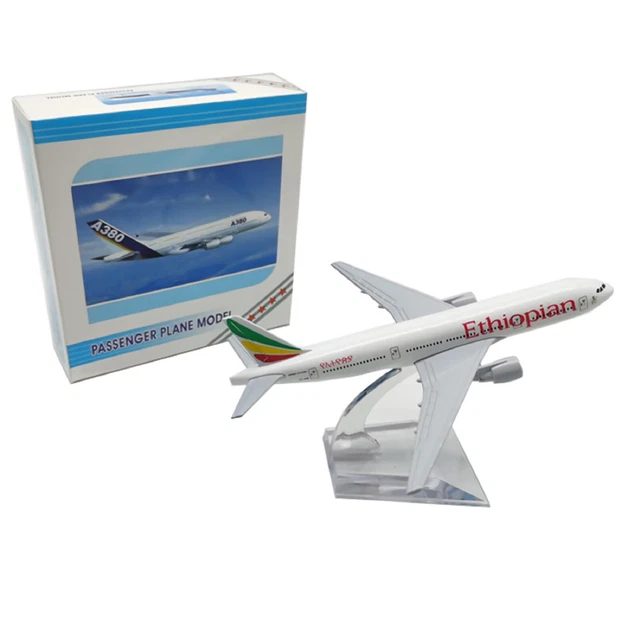 1/400 15cm Aircraft Ethiopian Cargo B777F Alloy Diecast Plane Model Display