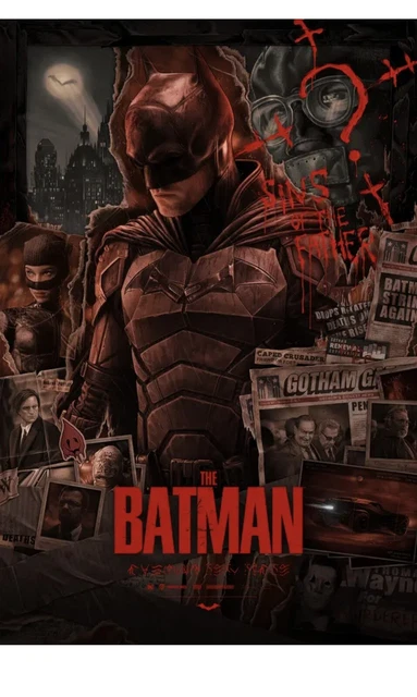 Sam Green "The Batman" Variant Bottleneck Gallery LE #23/100 Brand New