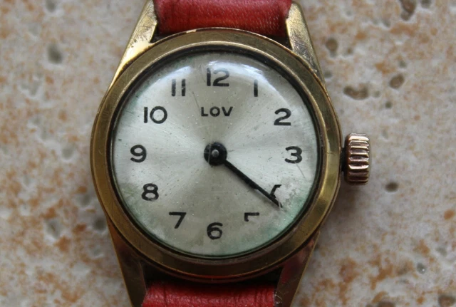 Montre Ancienne Femme LIP Mécanique Années 40 - Plaqué Or, Boîtier 17 Mm, Remontage Manuel - Occasion